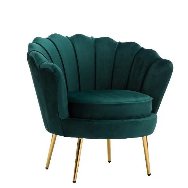 
Modern Luxury Nordic Leisure Arm Fabric Accent Velvet Living Room Chairs Furniture 