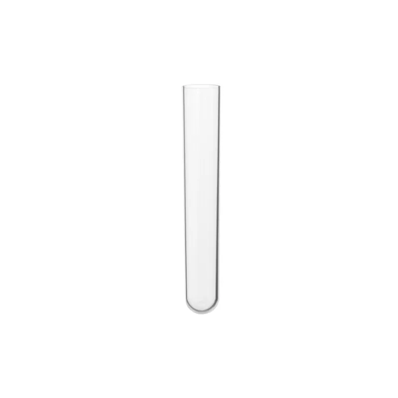 Transparent PET Polypropylene 12x100mm Heat Resistant Test Tube For Laboratory