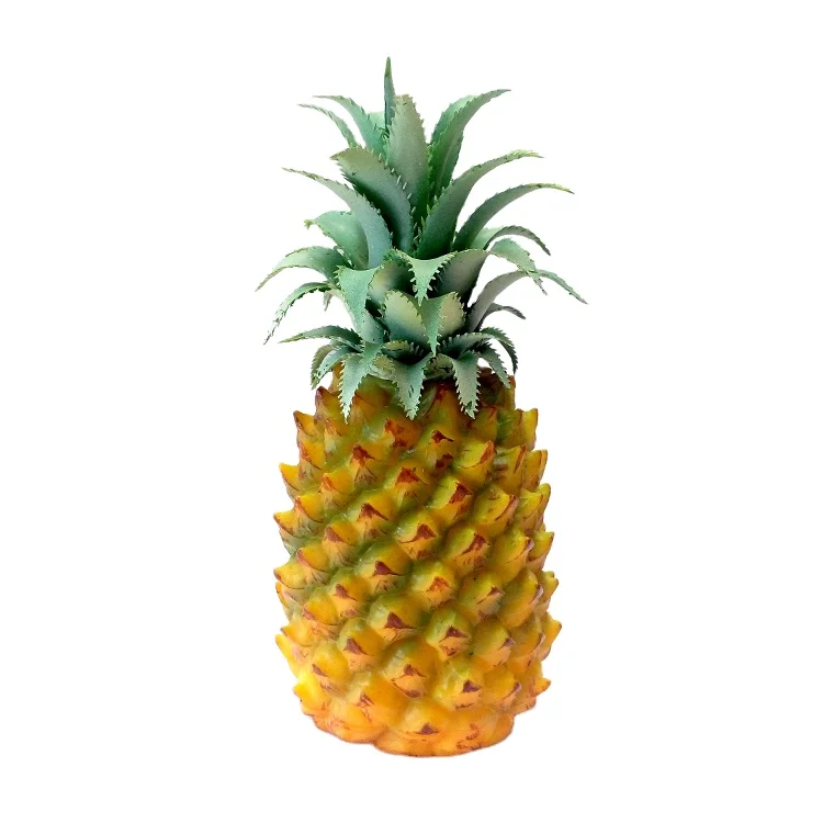 Plastic Pvc Material Fruit Figurine Pineapple Figure For Decoration