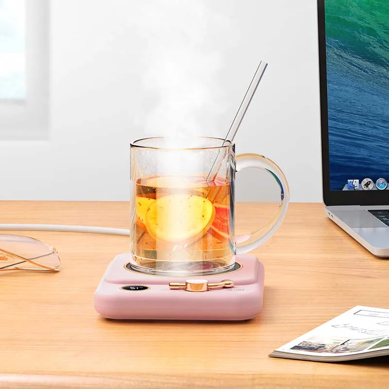 3 temperature setting  digit display Electric warming mug mat warming plate cup warmer