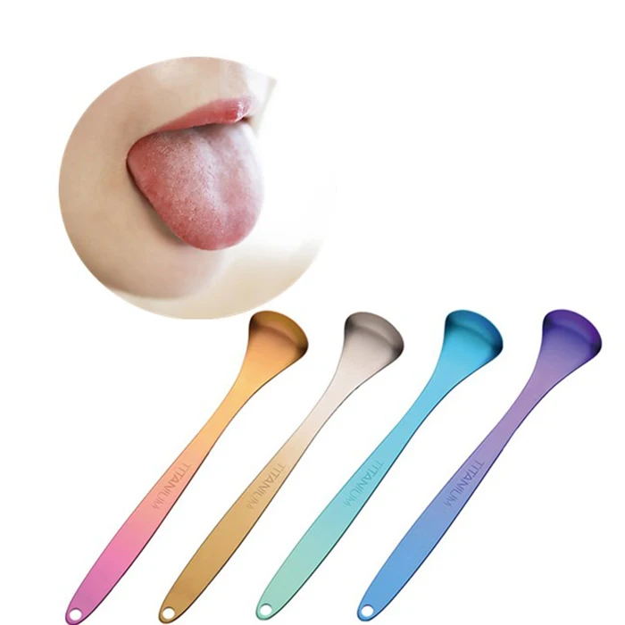 
Japanese Oral Hygiene Comfortable Cleaner Pink Tongue Scraper 