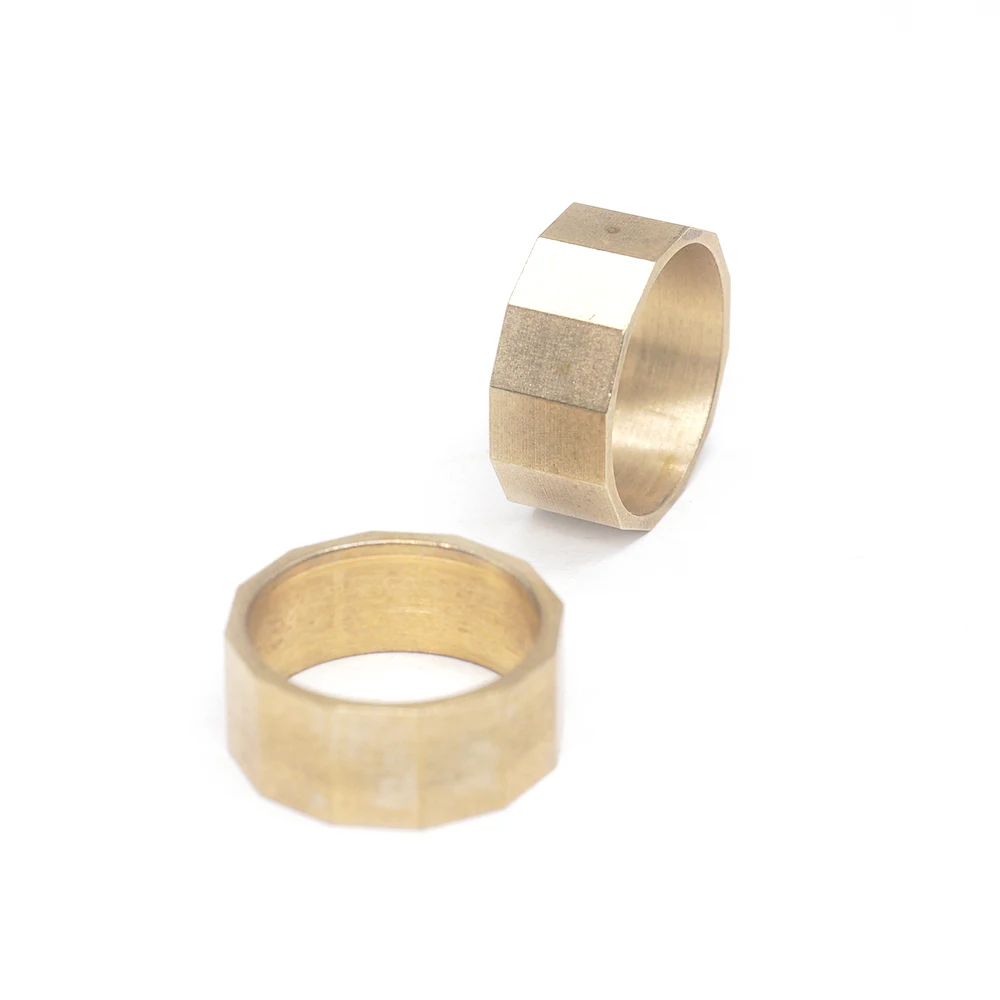 China Manufacturer Brass Gasket OEM Pipe Connection Hardware Processing Service