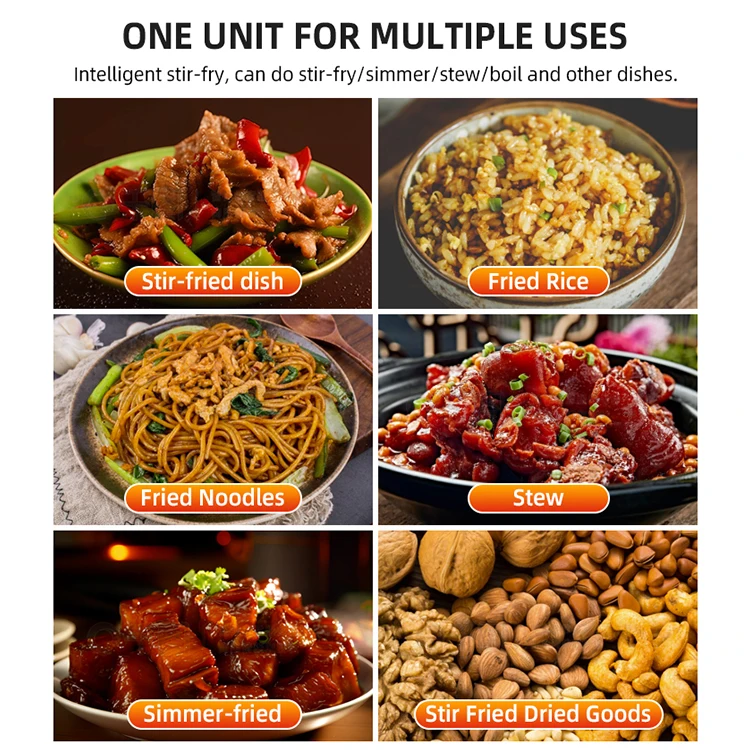 Automatic Stir Fry Robot Cooking Machine Auto Stir Fry Robot Wok Cooking Machine Stry Fry Fried Rice Machine For Restaurant