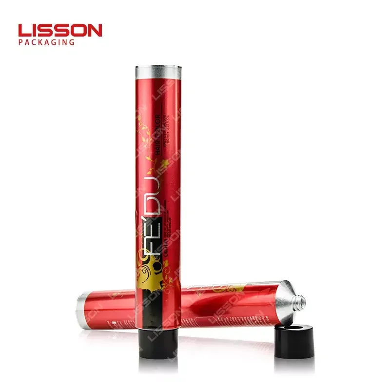 Eco Friendly 50Ml 100% Empty Rectangular Aluminum Lotion Squeeze Hand Cream Square Tube Sizes Ointment