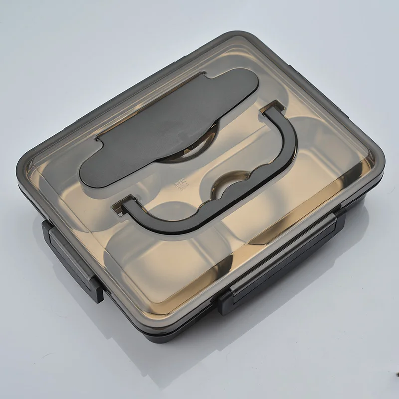 Wholesale Food Grade Leakage-proof Metal Stainless Steel Bento Lunch Box