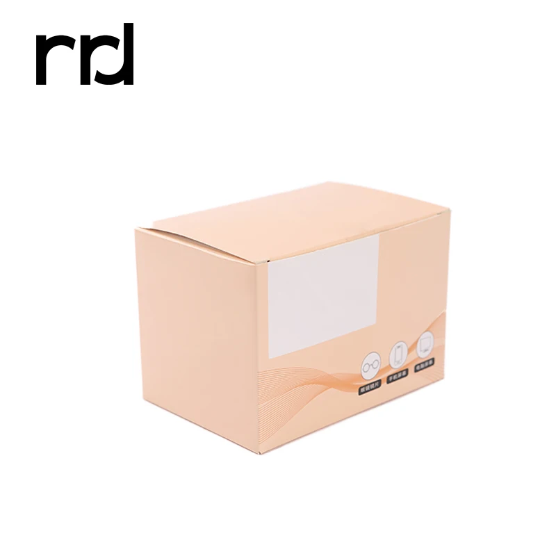 RR Donnelley Custom Logo Kraft Corrugated Cardboard Paper Pink Mailer Foldable Packaging Large Shipping Carton Boxes