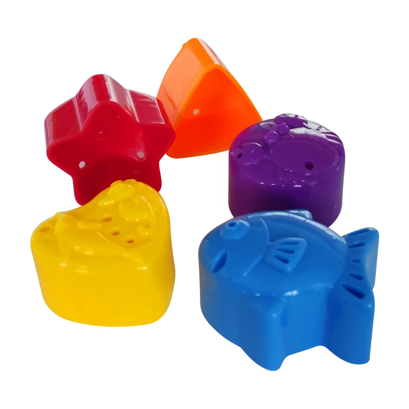 Plastic Bathroom Toys ABS PP Cognitive Animal Turtle Tortoise Crab Floating Baby Bath Toy Set