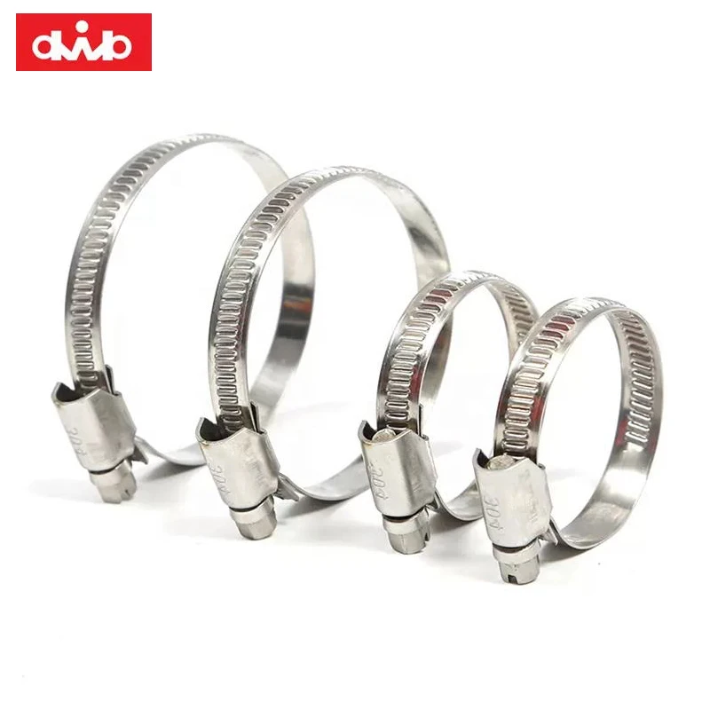 Germany Type Small and Big Diameter Stainless Steel Tube Fixing Bracket Bridge Gas Oil Hose Clamp Water Pipe clamp Metal Clamps