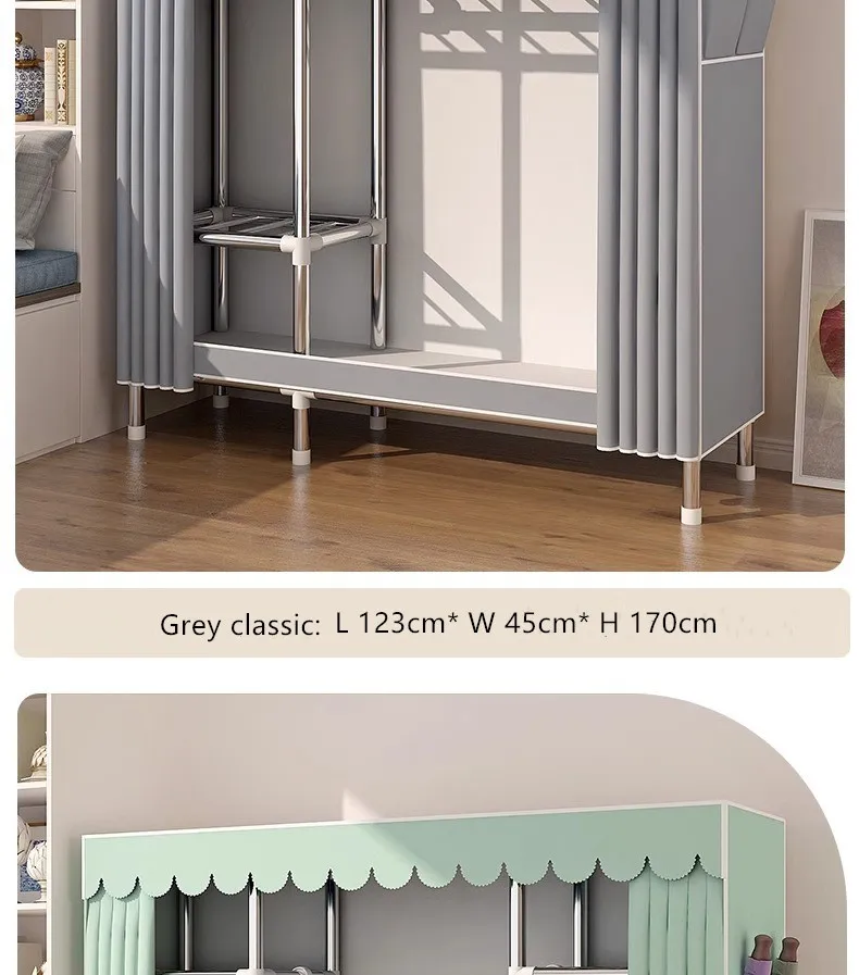 steel tube wardrobe13