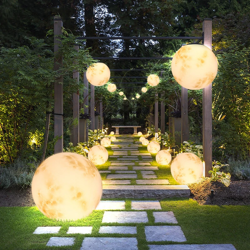 Unique New Design Popular Garden Lighting Led Outdoor Lights Moon landscape lighting