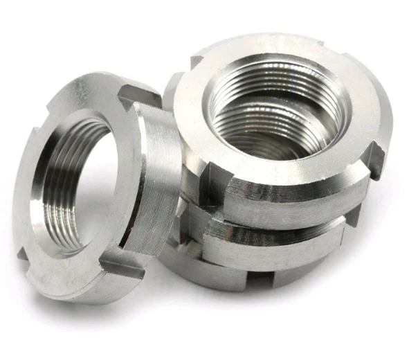Factory direct 304 stainless steel special nut carbon steel black oxide special nut Fixed bearing special nut