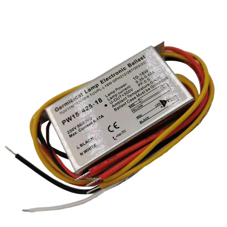 
Factory Supply Instant start ballast 24VDC electronic ballast for 18W germicidal uv lamps 