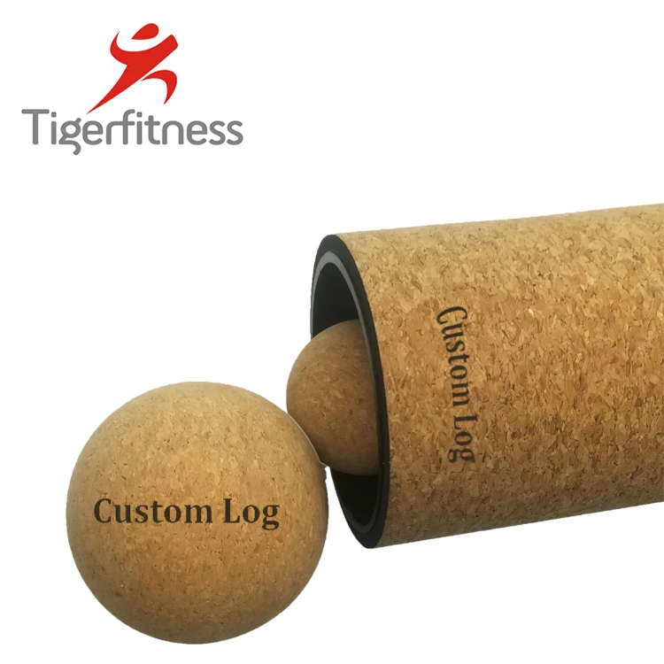 High quality Wholesale New Non-toxic Eco  cork massage ball