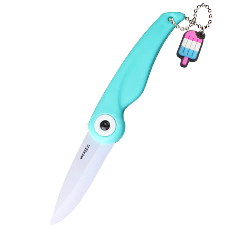 
Promotional Peeling Knife Portable Kitchen Ceramic Folding Knife 