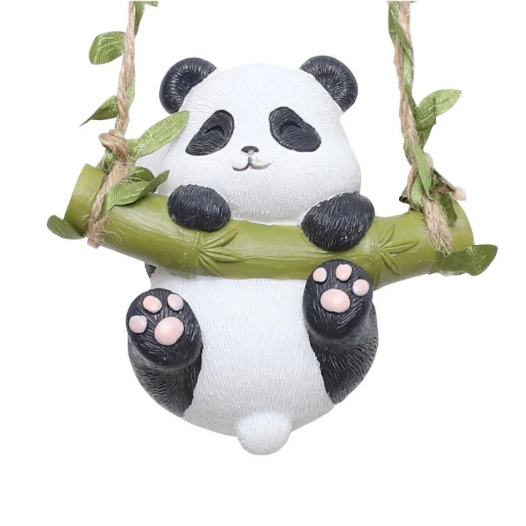 Cute Creative  Landscape Resin Crafts  Animal Pendant for Garden Decorative Hanging Novelty Home Decoration Courtyard