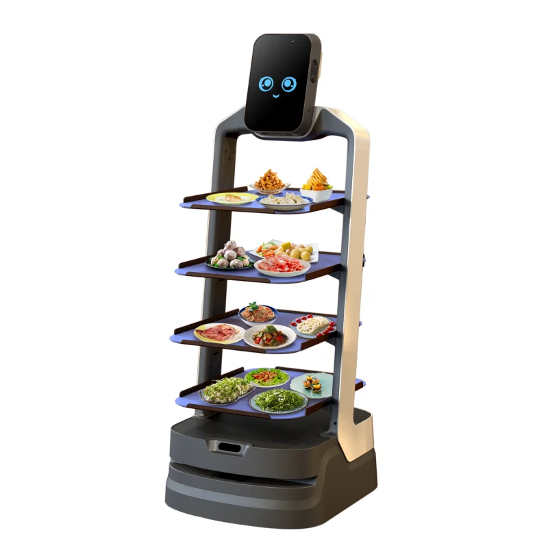 2024 Micity Food delivery restaurant robot waiter for restaurant smart robot hotel food delivery robot
