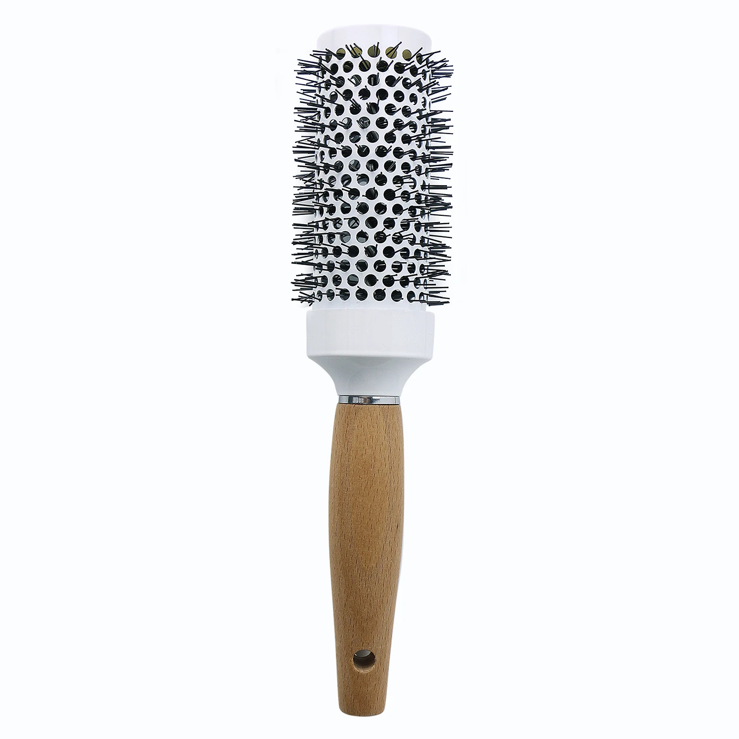 Professional Round Brush Big Ceramic Ion Thermal Barrel Brush Comfortable Antistatic Bristle Styling Comb for All Hair Type