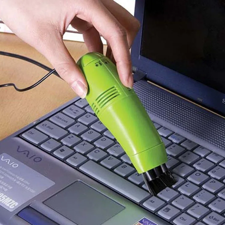 RS382 оптовая продажа очистка микрокомпьютера щетка для удаления пыли мини-usb-пылесос клавиатуры