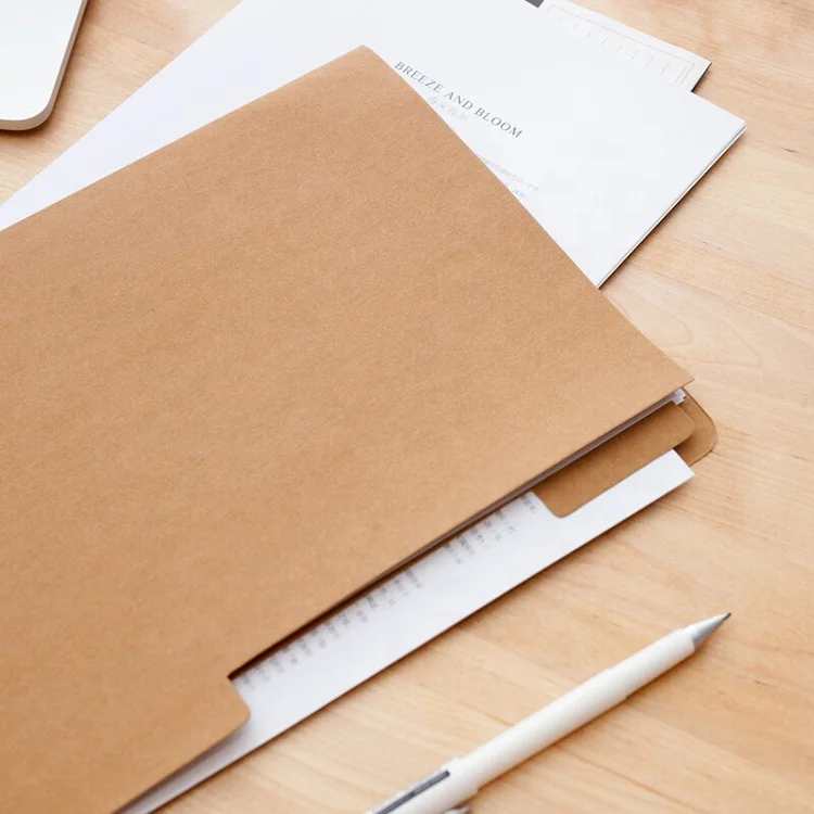 high-quality A4 kraft/ cardboard paper expanding file folder of varied colors, factory direct sell