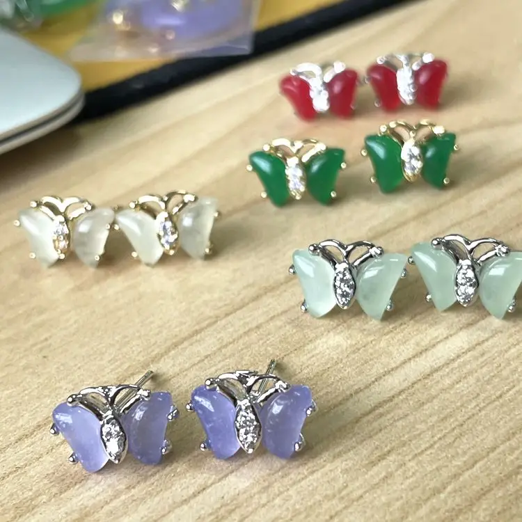 2024 new fashion guangzhou fashion jewelry fine anti tarnish mexican fine real natural stone lavender jade pendant necklace