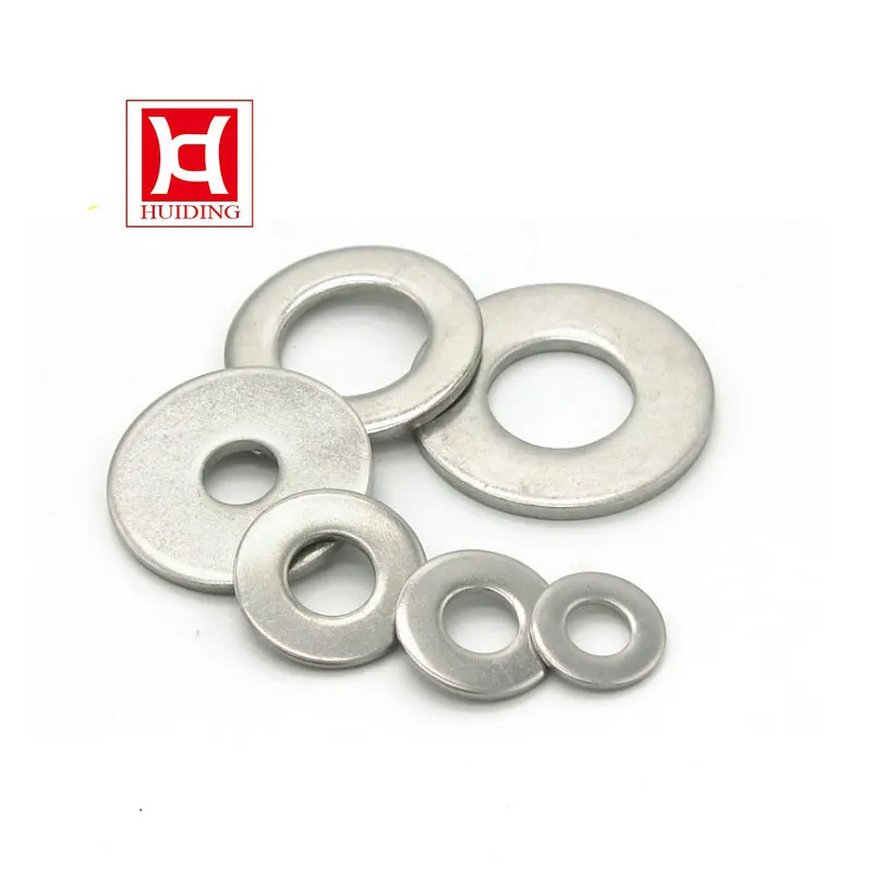 Huiding 2mm/3mm/4mm/5mm Thickness Stainless Steel Flat Plain Washer