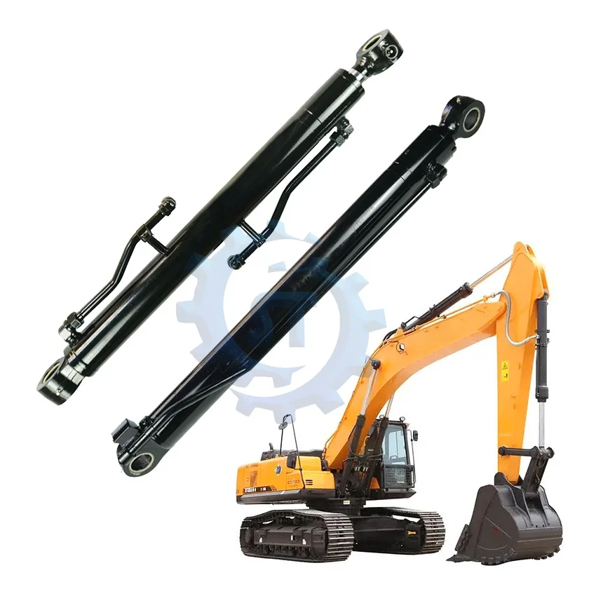 Запчасти для мини-экскаватора гидравлический ковшовый цилиндр в сборе SY65 S75 запчасти экскаватора