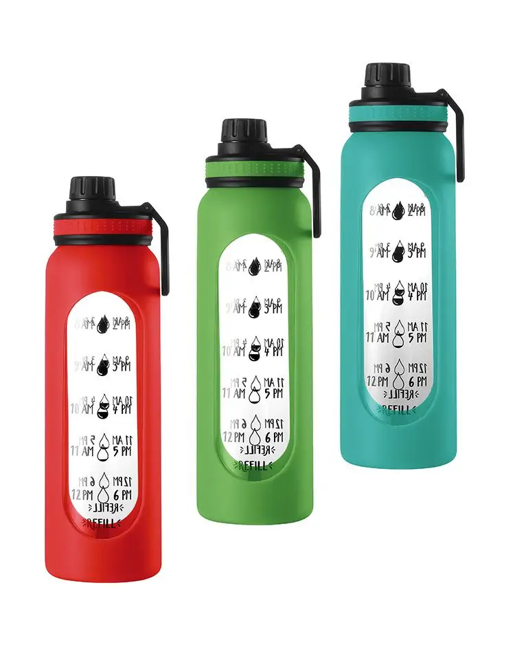 550Ml High Borosilicate Glass Water Bottle With Silicone Sleeve With Bamboo Top Glass Bottles Wholesaler