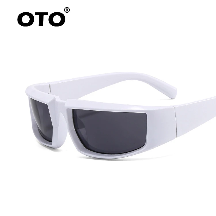 OTO 2022 new sport y2k sunglasses women hip hop sun glasses men mirror lens shades wholesale