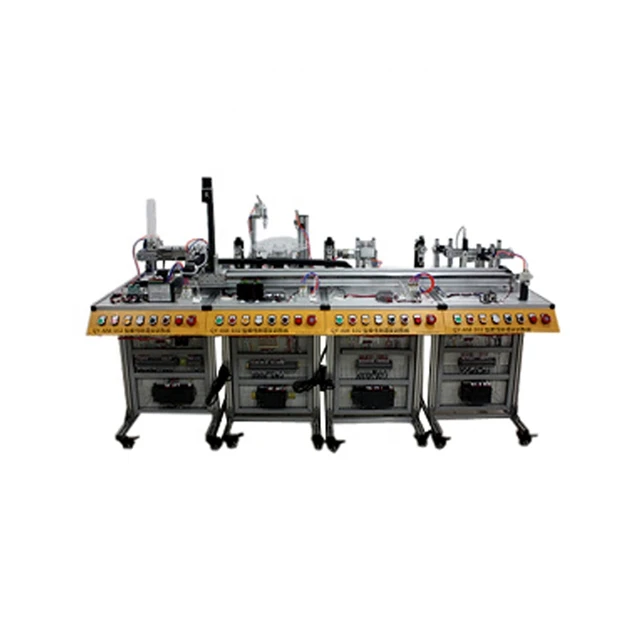 Flexible  Manufacturing industrial production line training educational system PLC automation trainer Didactic Equipment