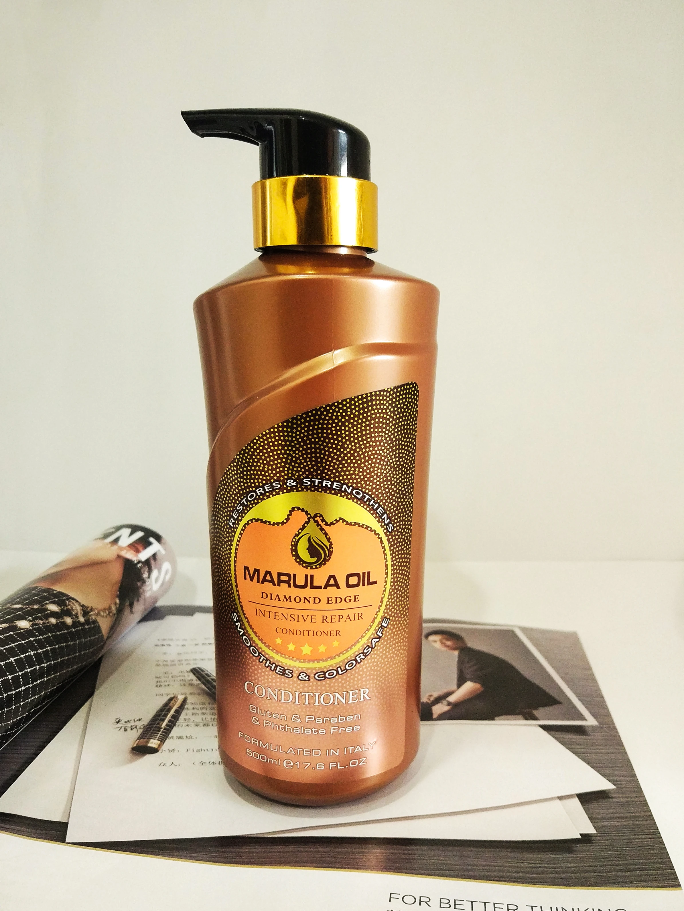 Natural Marula oil conditioner from Africa hair care treatment smoothing repairing hair  factory price ON SALE