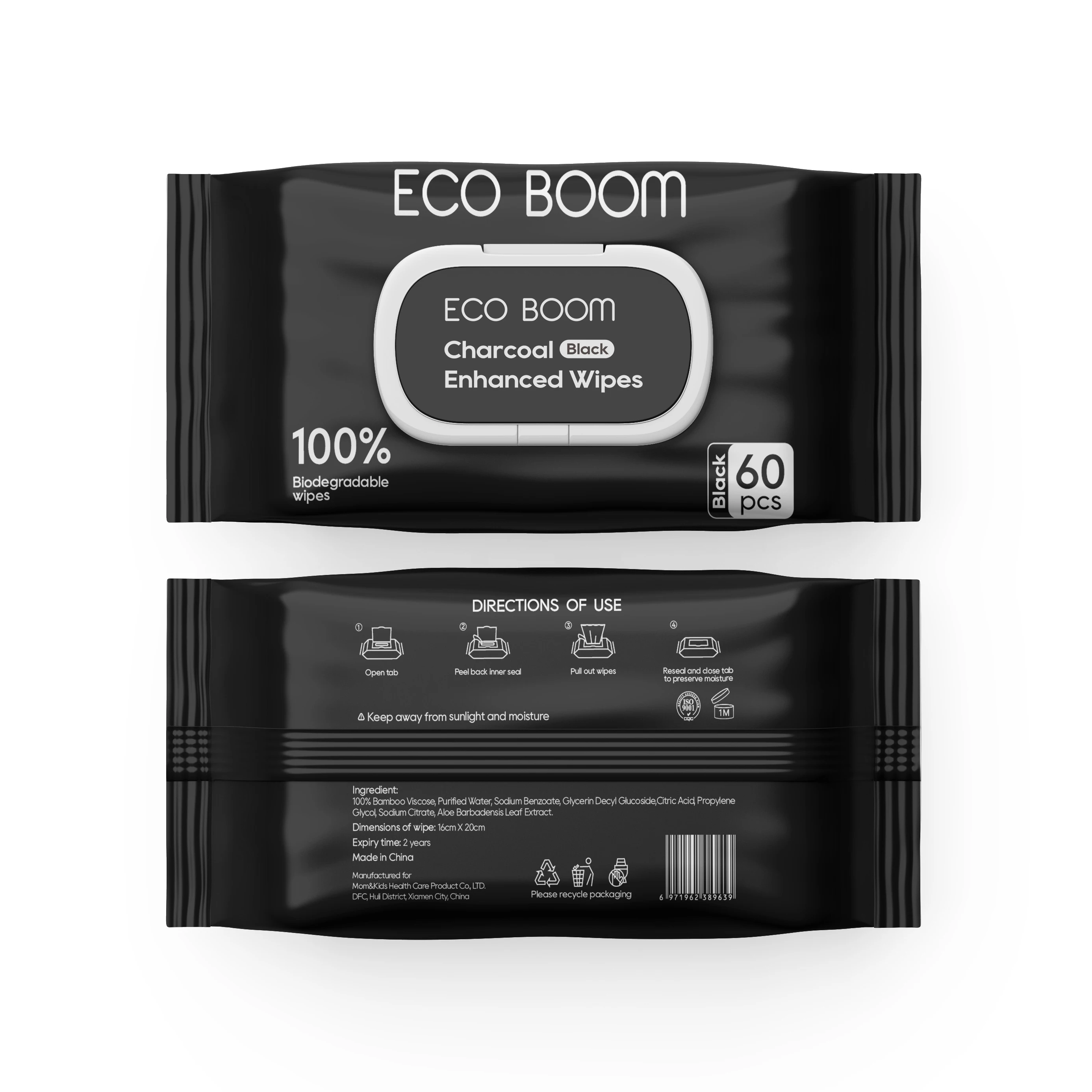 ECO BOOM natural sustainable flushable plant based paw custom aloe vera procurement wholesale cat wipes