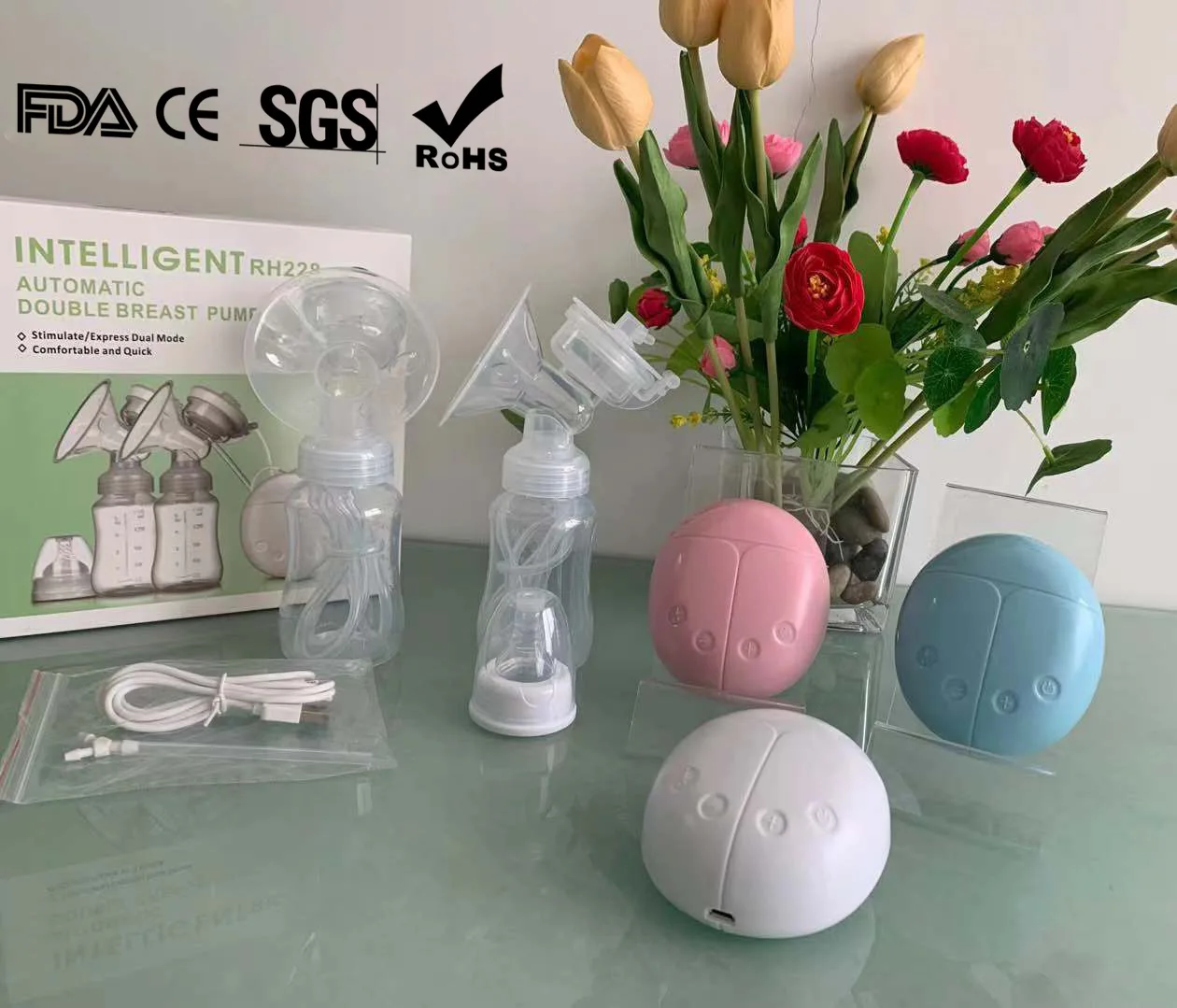 Wholesale electric wireless wearable baby breast milk pump made in china