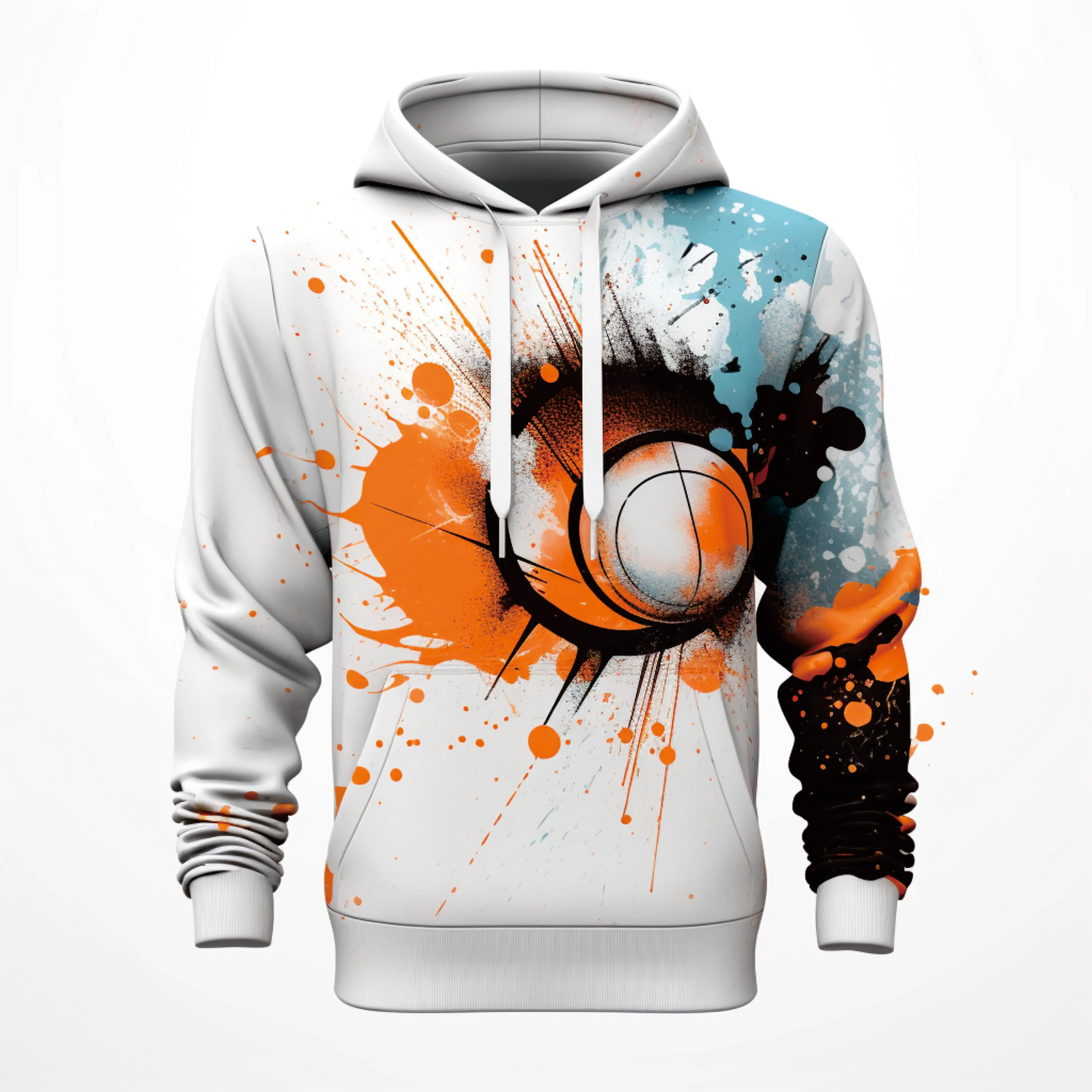 Мужская Спортивная толстовка с сублимационной 2023