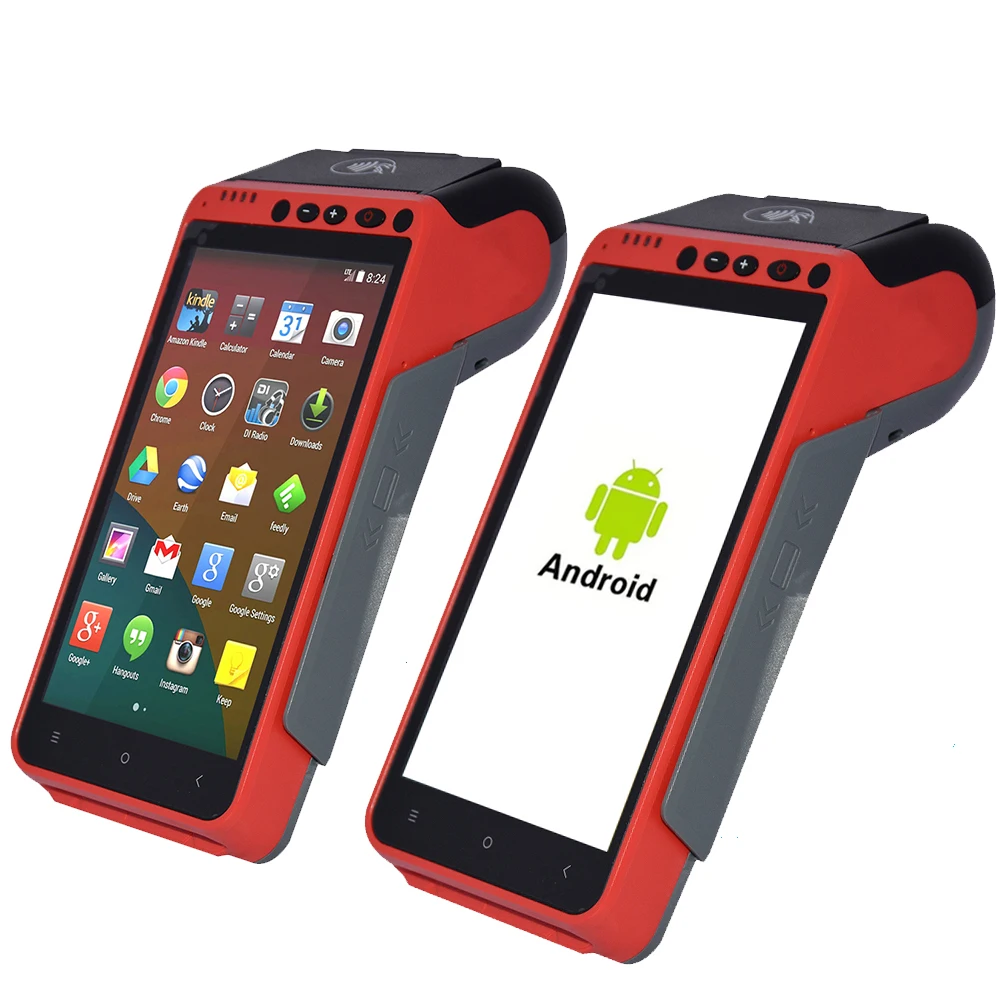 5 дюймов 4G WIFI Android все в одном POS-Терминале с NFC HCC-Z100