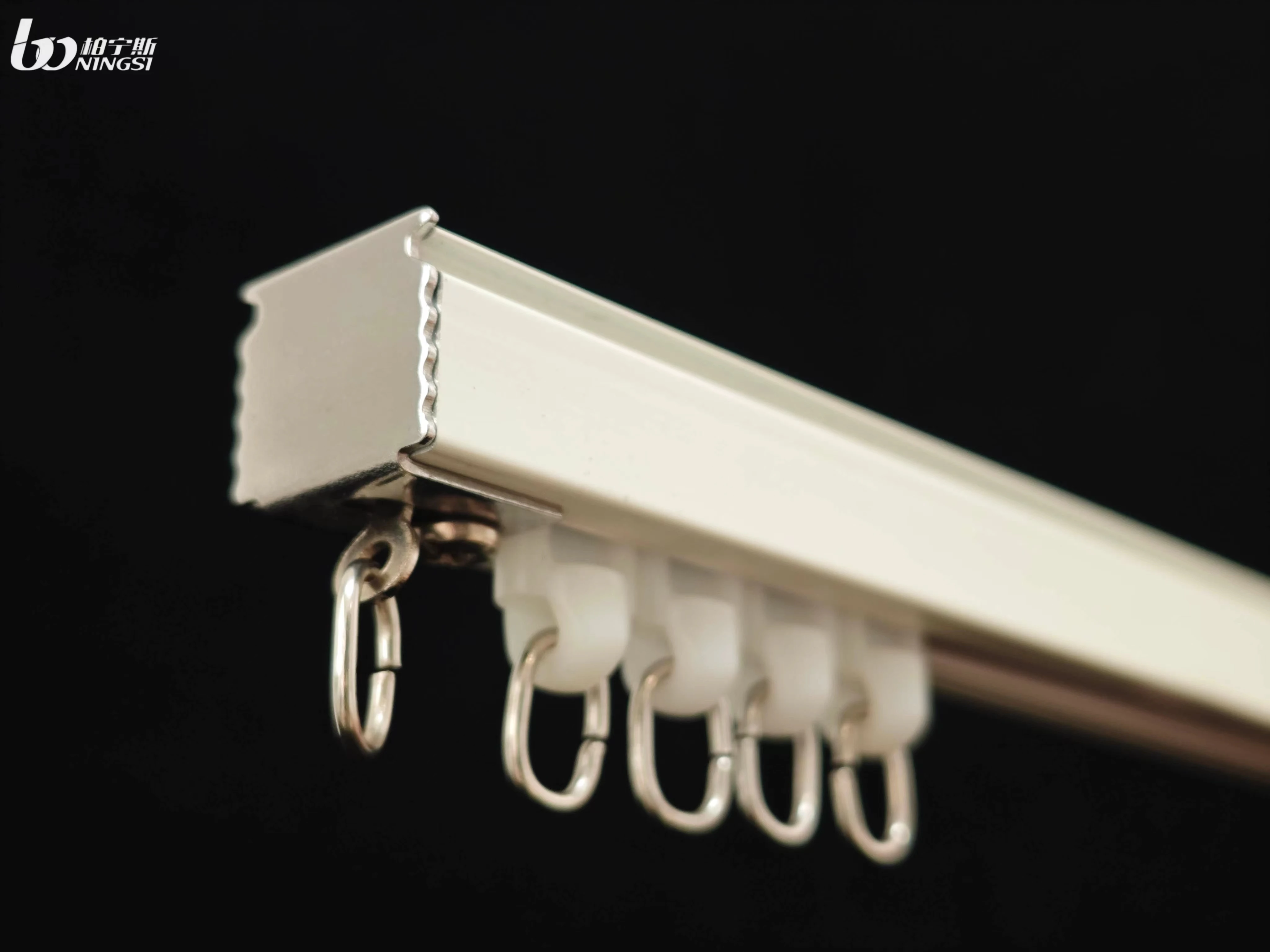 China Factory Direct Sale Heavy-Duty Aluminum Alloy Curtain Rail Track for Windows