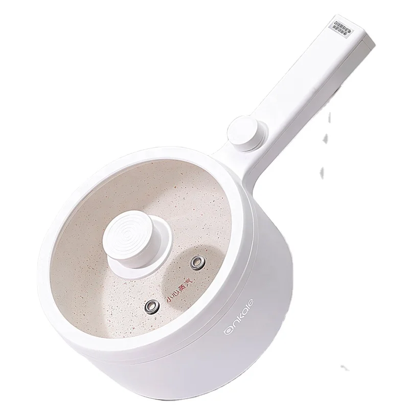 2021 Factory Popular Warranty 1 Year Cooking Cooking Electric Hot Pot Pan Home Electric Skillet Round AJL-A1501 Fast Cooker 75mm