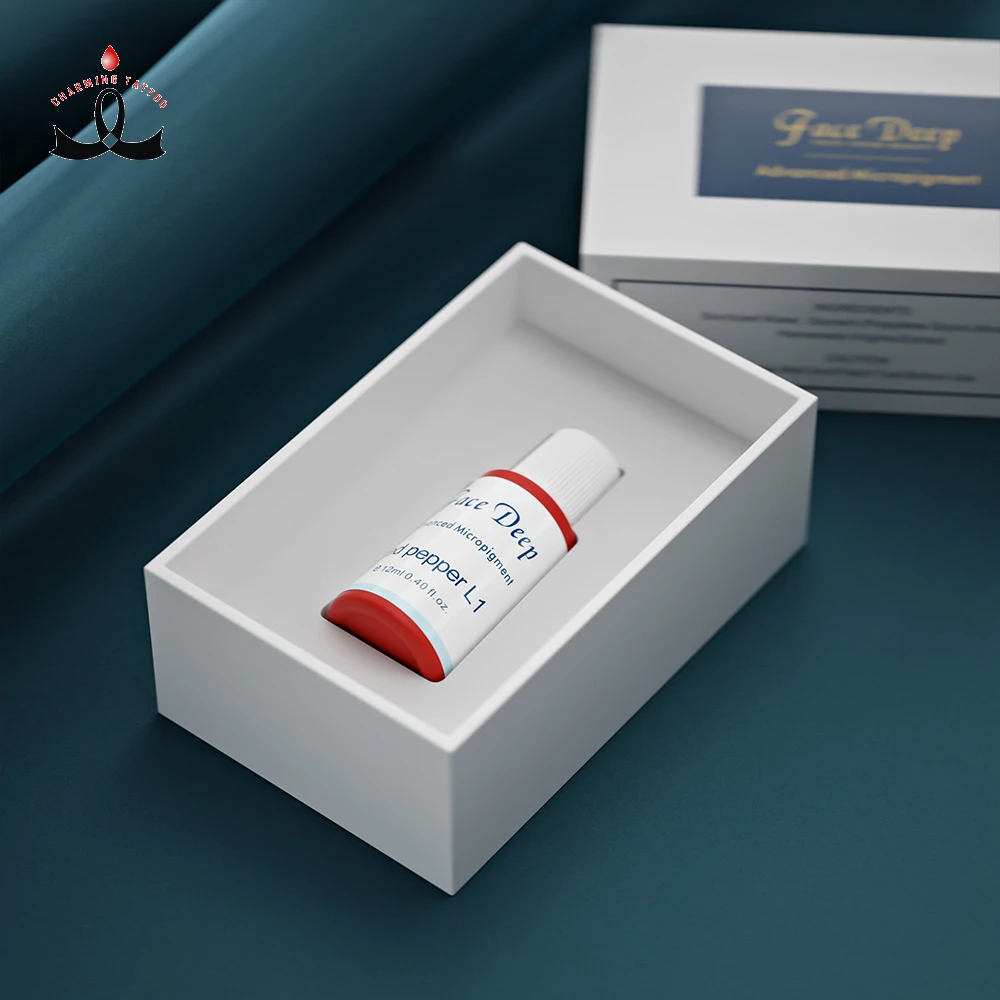 Facedeep Permanent Makeup Pigments ASH Brown permanent makeup pigments Liquid Eyebrow Tattoo Ink