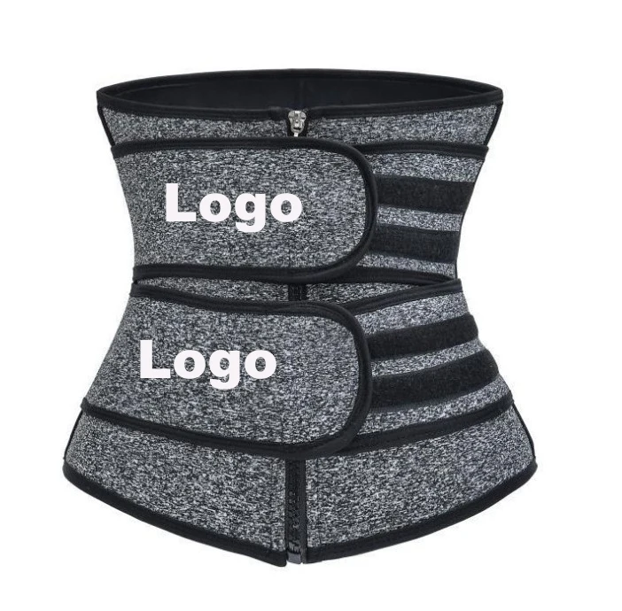 2021 wholesale custom logo corset tummy wrapping latex coset waist trainers belt shaper for women slimming
