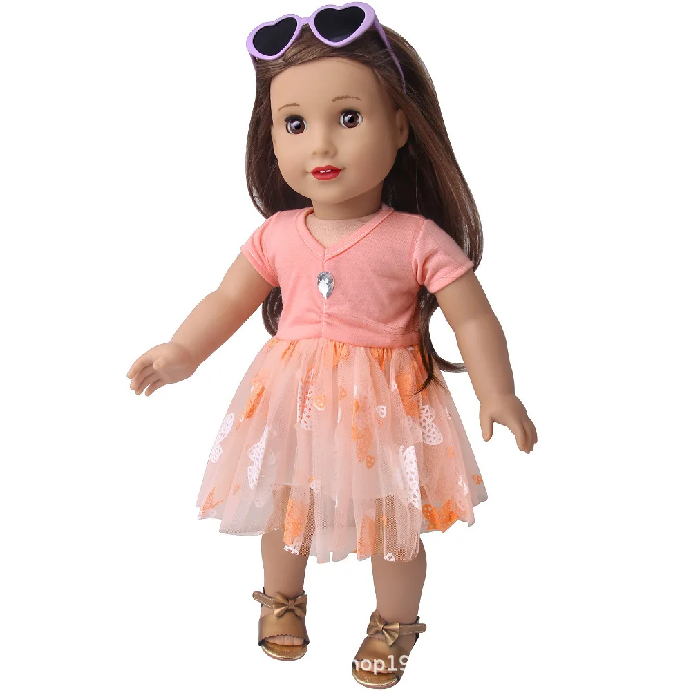 new style  18inch doll clothes girl dress for 46cm dolls