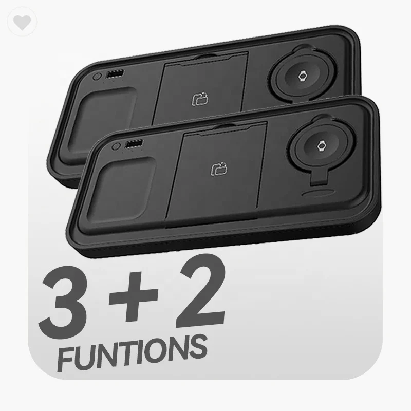 Quick Charging Phone Stand Holder Wireless Charger 4 in 1 Charger Station Rapid Wireless Charger