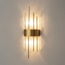 2021Luxury crystal decorate lighting new design crysal G9 led wall lamp