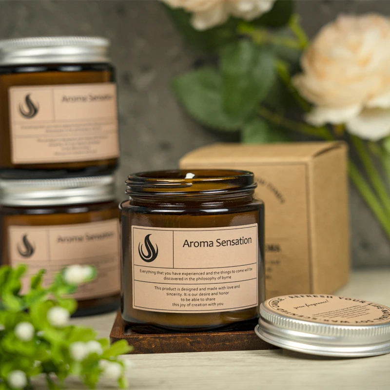 Scented Candles Set Lavender Lilac Blossom Odor Eliminating Candles for Home Scented, Neutralizes Smoke, Food, and Pet Odors