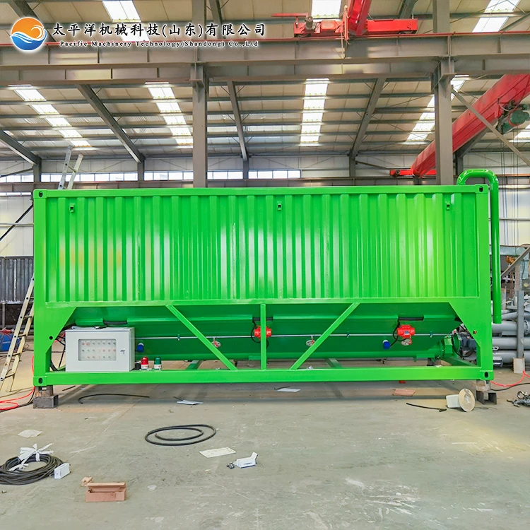 Factory price 50 ton 100 ton 200 ton container type horizontal cement silos for sale