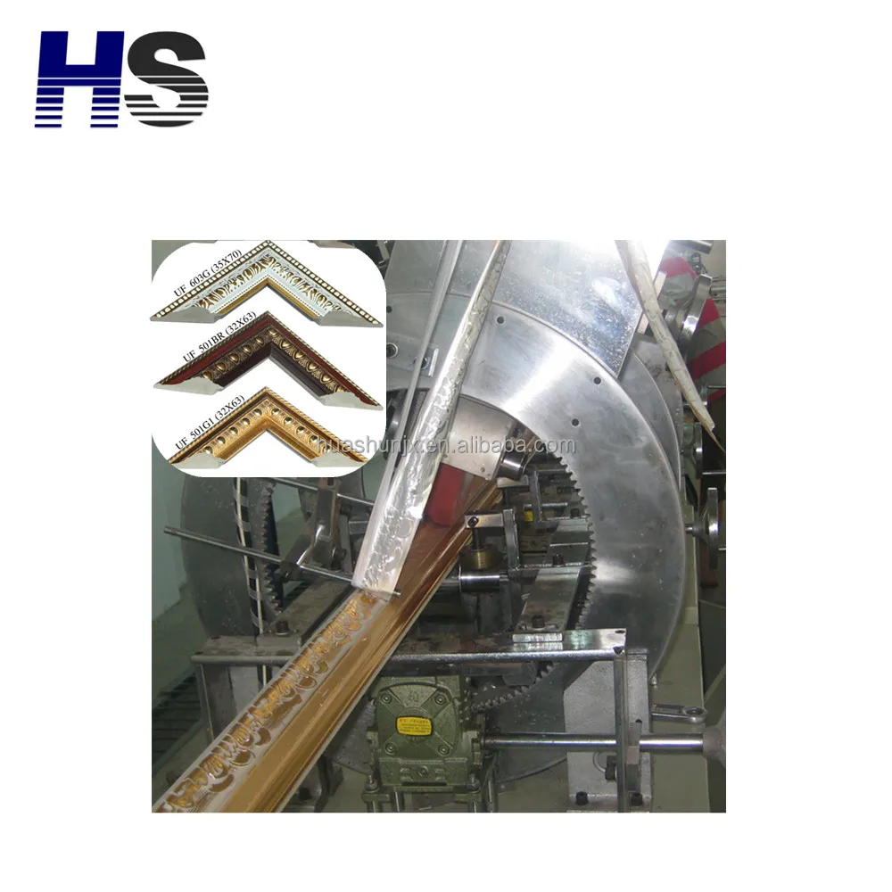 ps hot stamping foil machine for polystyrene picture fame equipment