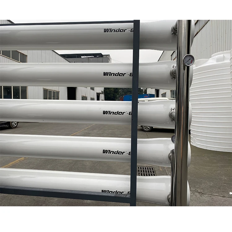 WINDER-G G80S300 G80S450 8 Inch 8040 Side Port And End Port FRP RO Water Filter Pressure Vessel Reverse Osmosis Membrane Housing