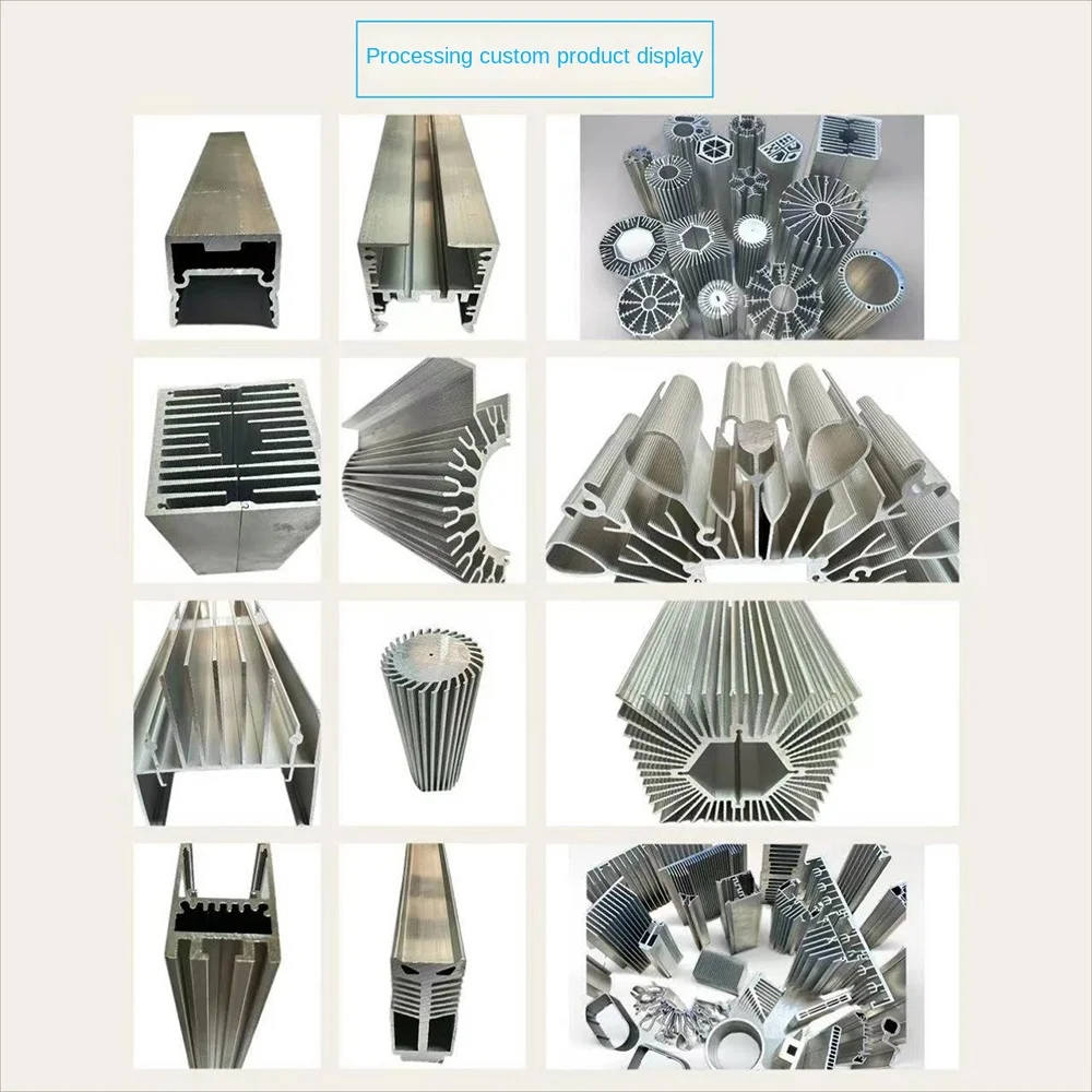 Custom Extrusions Aluminium Profile Aluminum Frame Profiles Powder Coating Windows Aluminum Profiles