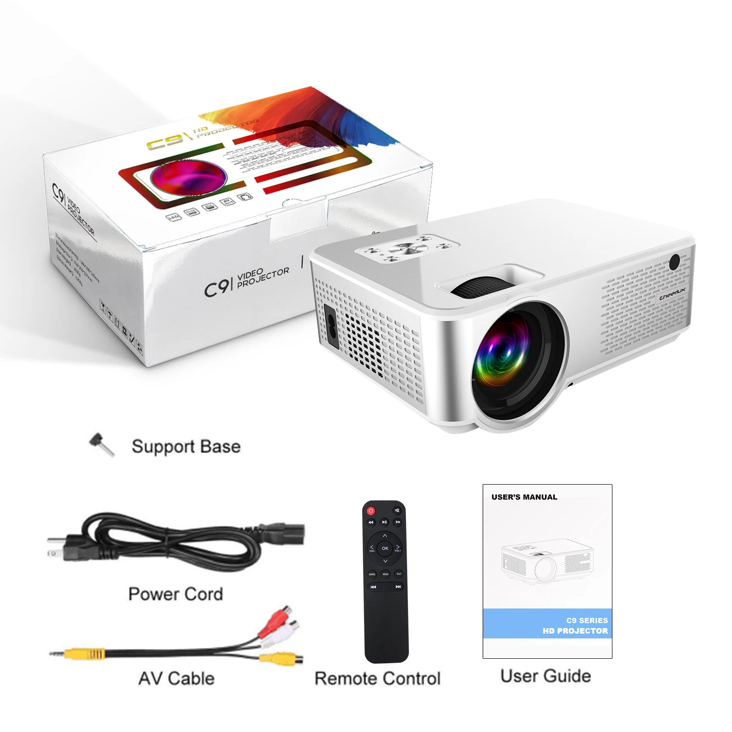 Домашний кинотеатр Android WIFI синхронизация дисплей светодиодный проектор 720p 1080p Full HD видео