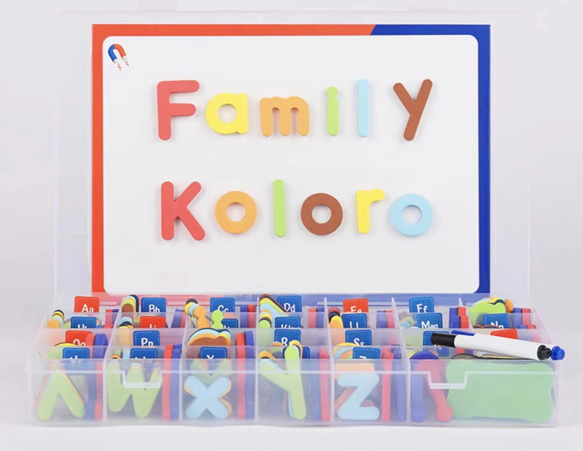 Custom Baby Toys Educational Classroom EVA Decorative Arabic Magnetic Letters Set for Kids Toys