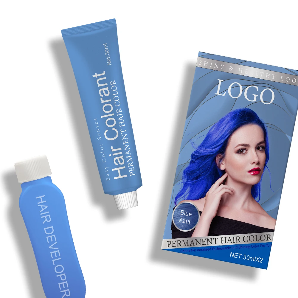 Wholesale Nature Professional Private Label PPD Free And Ammonia Free Permanent Hair Dye Color Cream