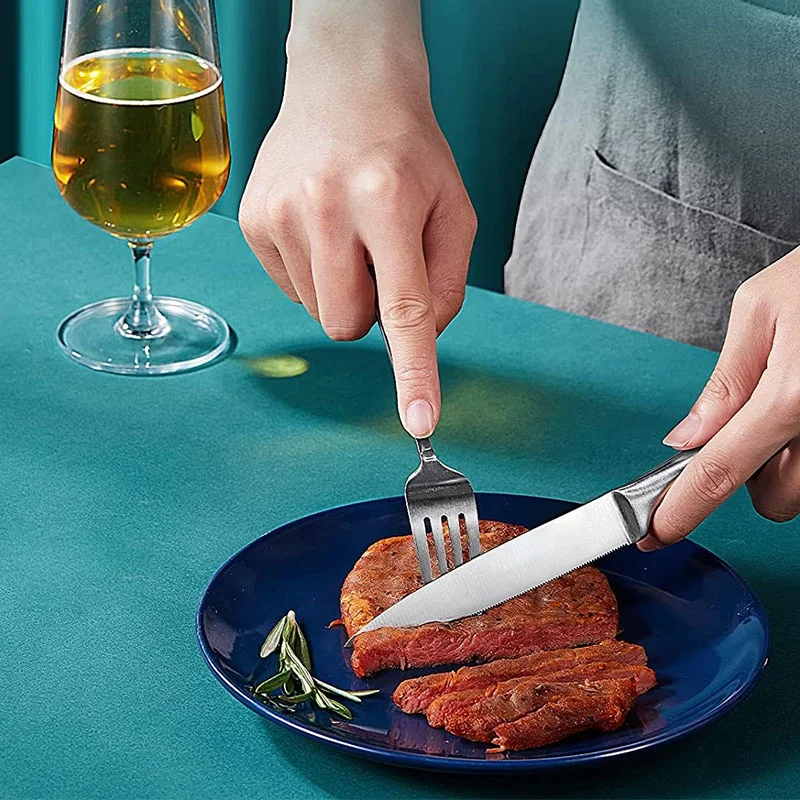 RUITAI Classical steak knife stainless steel cutting steak knife set with custom logo